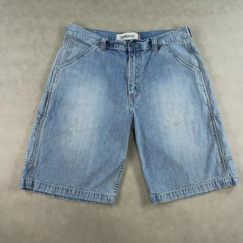 Vintage Levis Carpenter Shorts Mens 34 Baggy Jorts Skater Grunge Y2K (Fit 36x11)